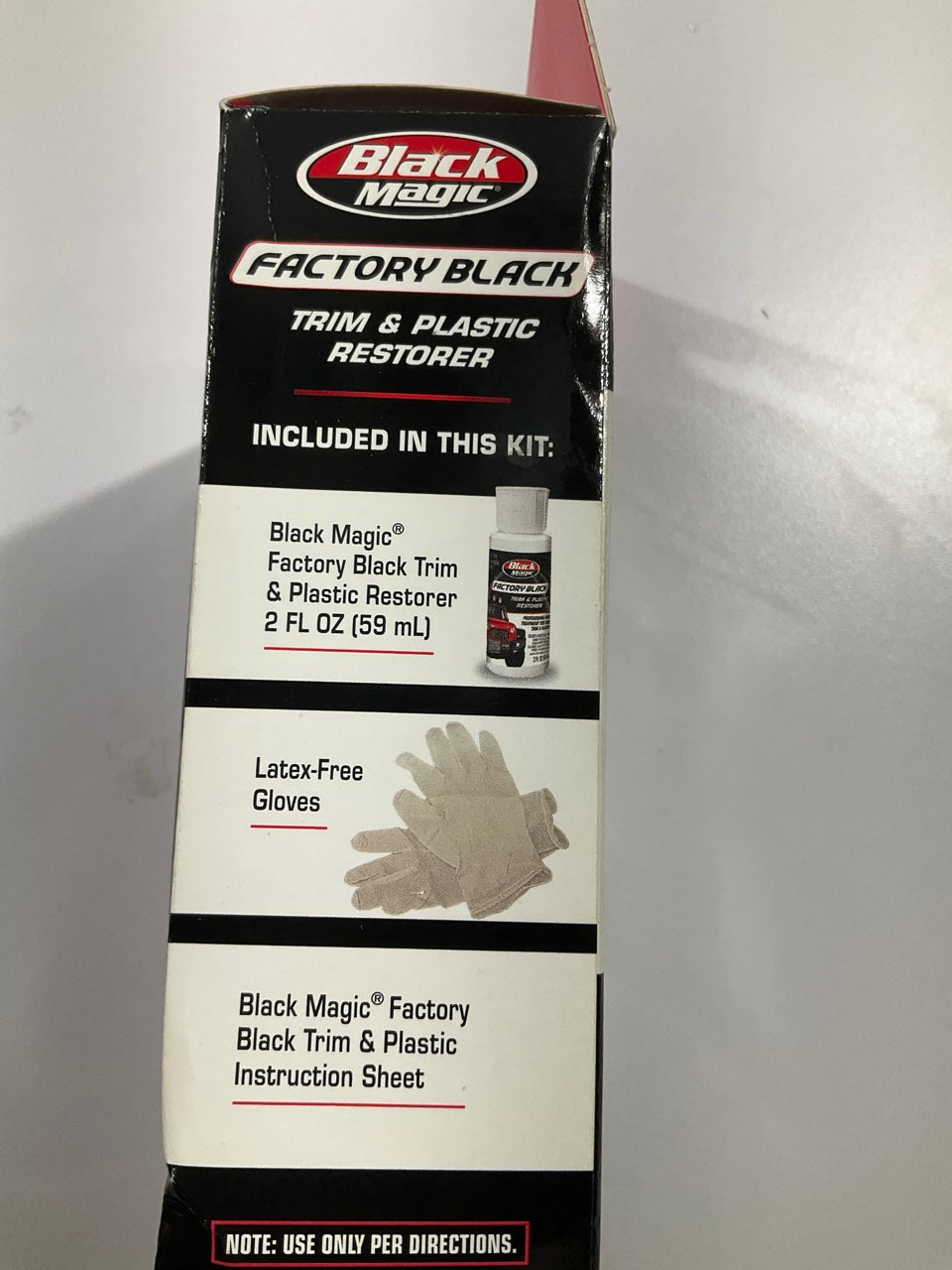 Black Magic 120164 Factory Black Trim & Plastic Restorer