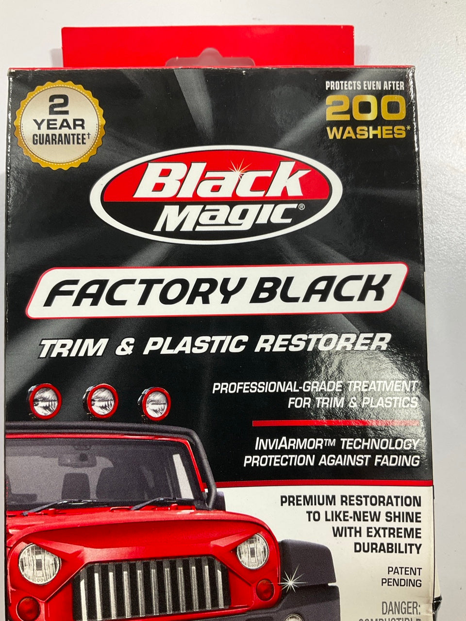 Black Magic 120164 Factory Black Trim & Plastic Restorer