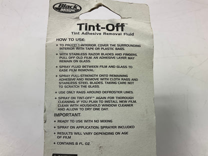 Black Magic 1318004  Window Tint Remover - 8 Oz Spray Bottle