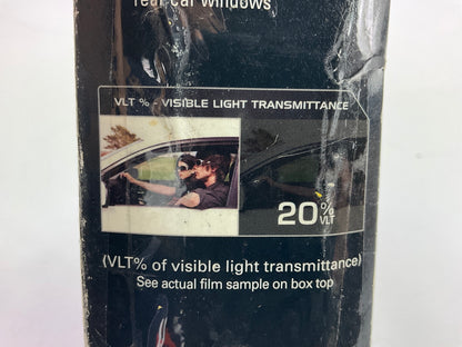 Black Magic 20% VLT Curved Glass Tint Film For Rear Window Gray Color 6''x30 Feet