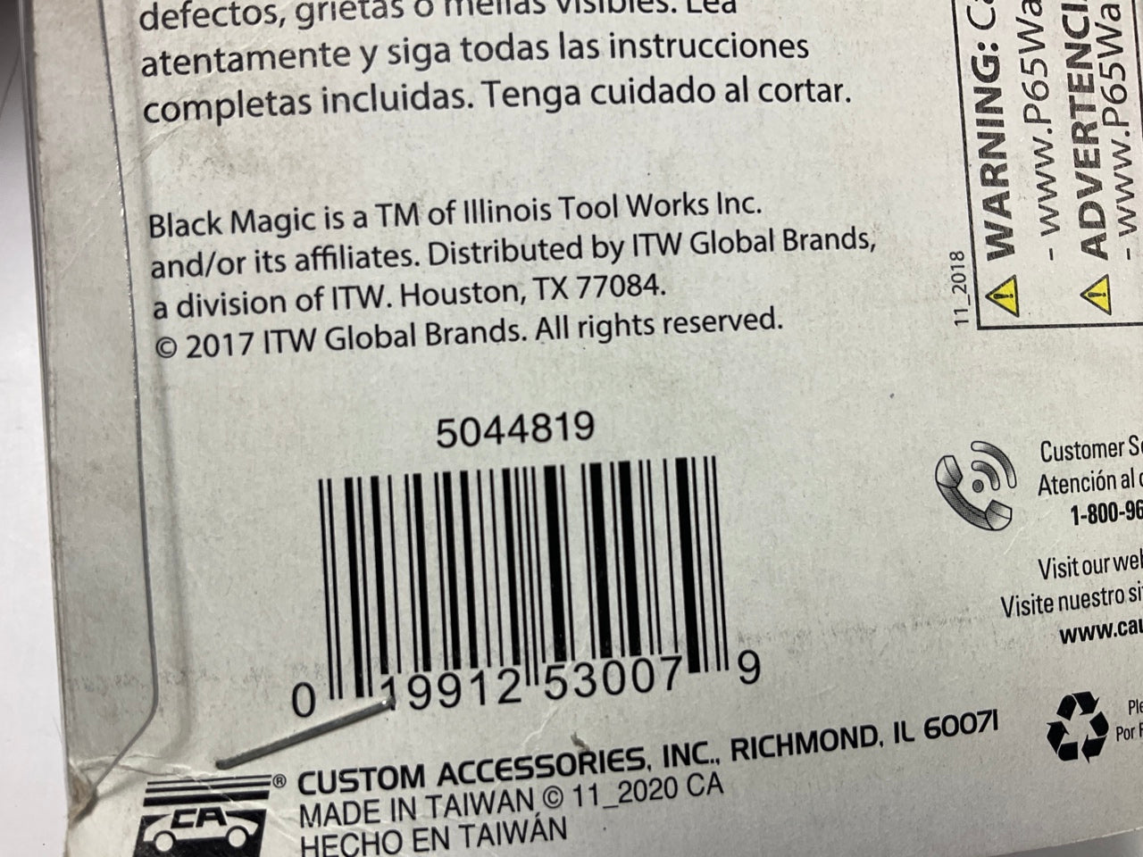 Black Magic 5044819 Midnight Black Charcoal Gray Tint Film 2.5% VLT 2Ft X 6.5ft