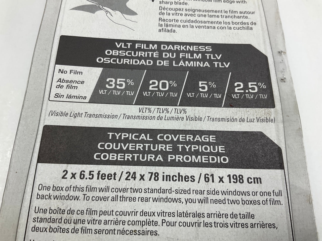 10 PACKS - Black Magic 5044830 Select Window Tint Film Black 35 VLT 2ft X 6.5ft
