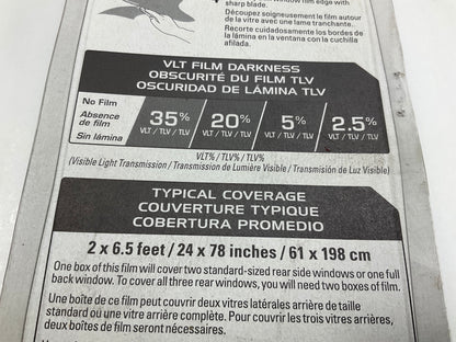 10 PACKS - Black Magic 5044830 Select Window Tint Film Black 35 VLT 2ft X 6.5ft