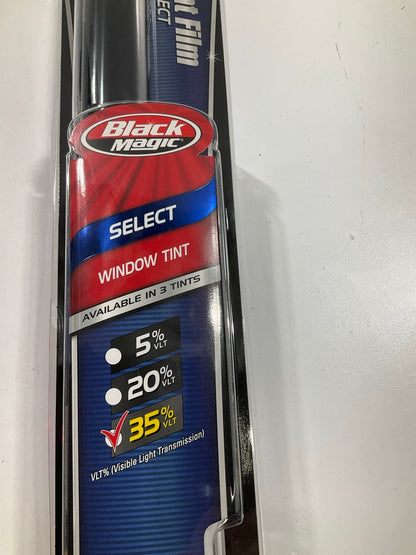 Black Magic 5044830 Select Window Tint Film Black 35 VLT 2ft X 6.5ft