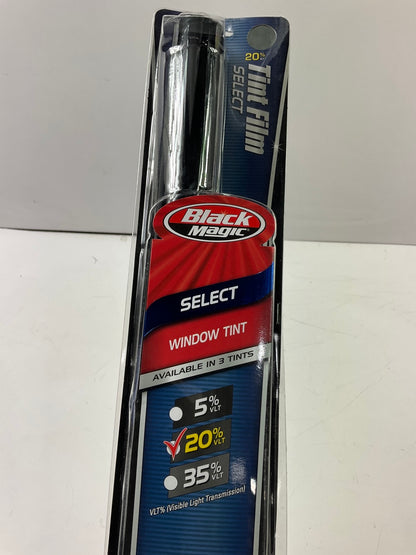Black Magic 5044831 20% VLT Tint Window Film, 2' X 6.5'