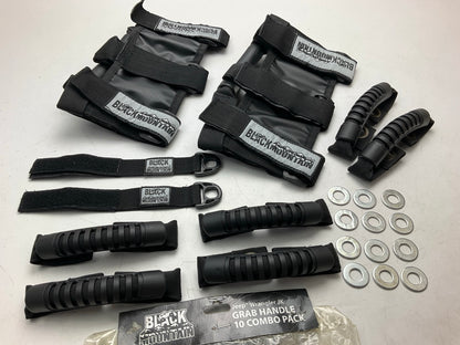 Black Mountain BM13505COMBO Grab Handle Combo Kit For 2007-2018 JK Wrangler