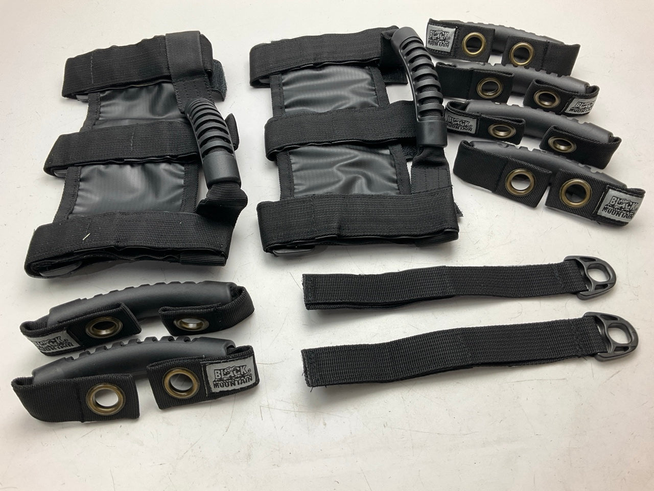 Black Mountain BM13505COMBO Grab Handle Combo Kit For 2007-2018 JK Wrangler