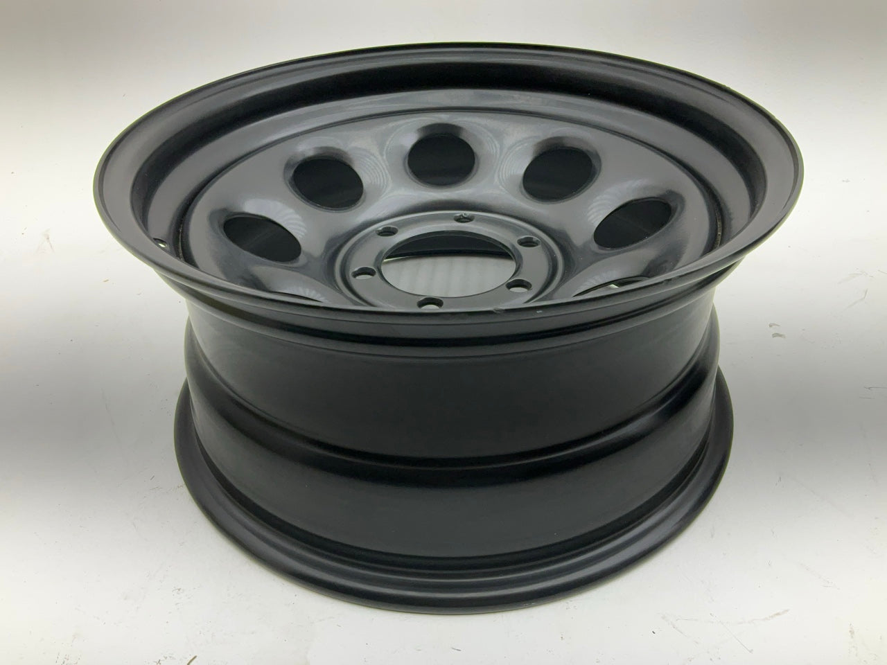 CHIPPED PAINT - Black Rock Series 997 Type 8 Matte Black Wheels, 17''x8'', 6''x5.5''