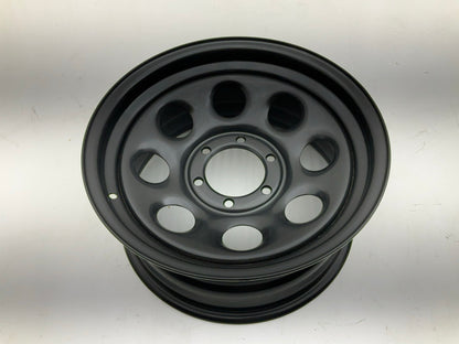 CHIPPED PAINT - Black Rock Series 997 Type 8 Matte Black Wheels, 17''x8'', 6''x5.5''