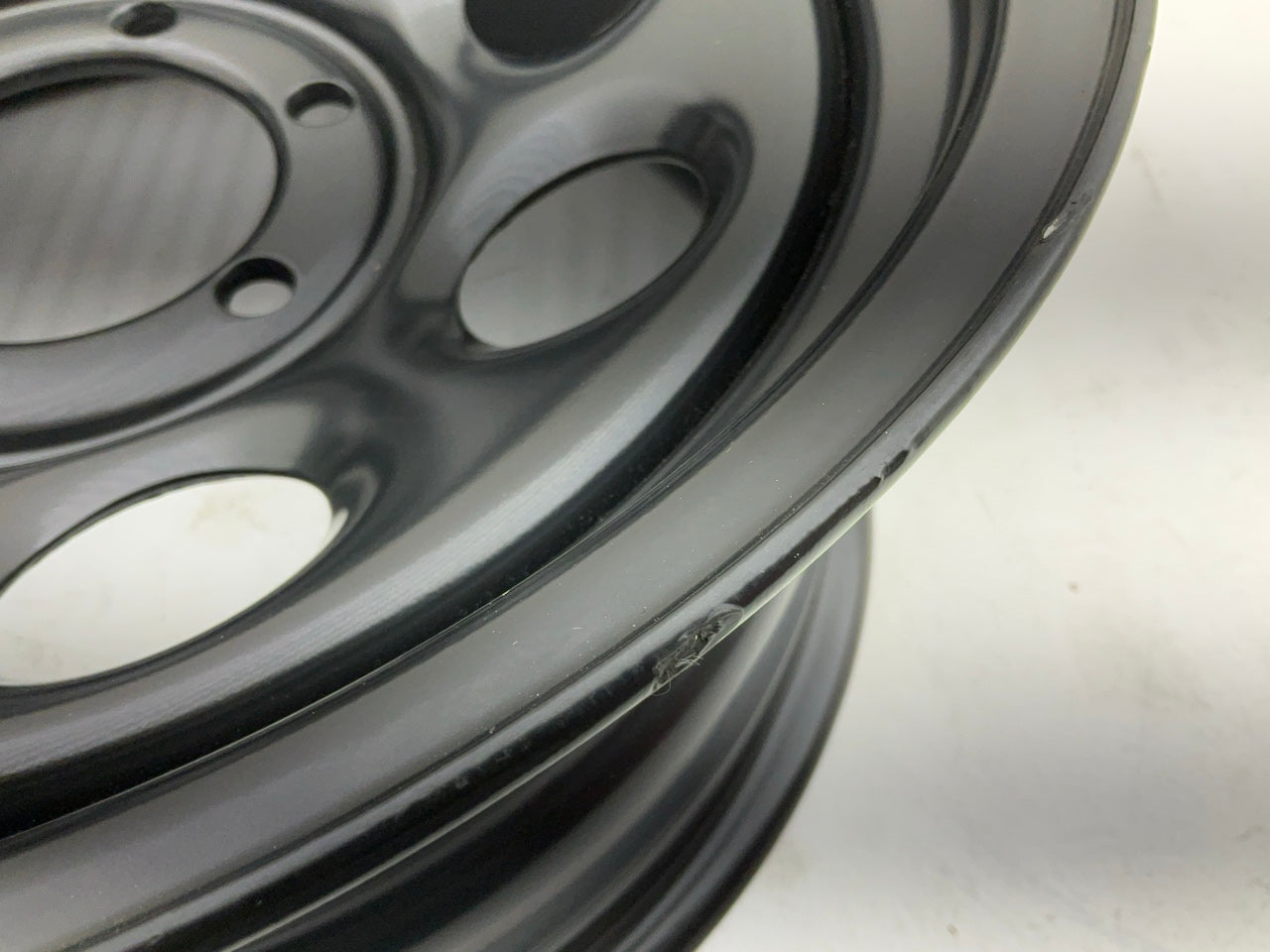CHIPPED PAINT - Black Rock Series 997 Type 8 Matte Black Wheels, 17''x8'', 6''x5.5''