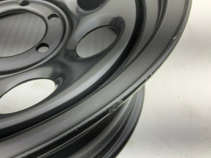 CHIPPED PAINT - Black Rock Series 997 Type 8 Matte Black Wheels, 17''x8'', 6''x5.5''