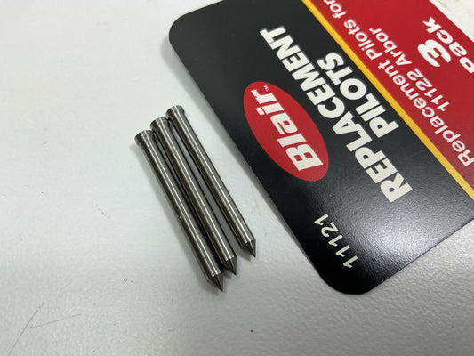 Blair 11121 Rotabroach Spot Weld Pilot Pins For 11122 Arbor,  3-Pack