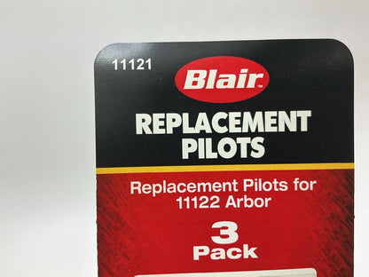 Blair 11121 Rotabroach Spot Weld Pilot Pins For 11122 Arbor,  3-Pack