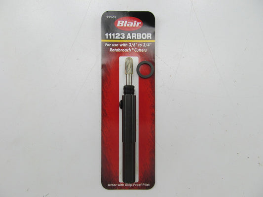 Blair 11123 Rotabroach Arbor With Skip-Proof Pilot For 3/8'' To 3/4'' Cutters