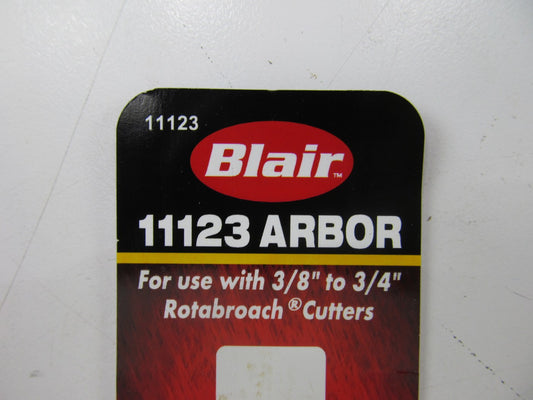 Blair 11123 Rotabroach Arbor With Skip-Proof Pilot For 3/8'' To 3/4'' Cutters