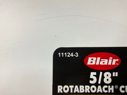 Blair 11124-3 5/8'' Rotabroach Sheet Metal Hole Cutters, 3 Pack