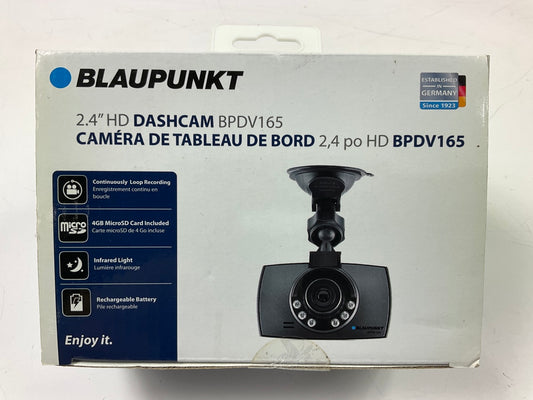 Blaupunkt BPDV165 2.4'' HD Dash Cam With Night Vision 720P 4GB MicroSD Card