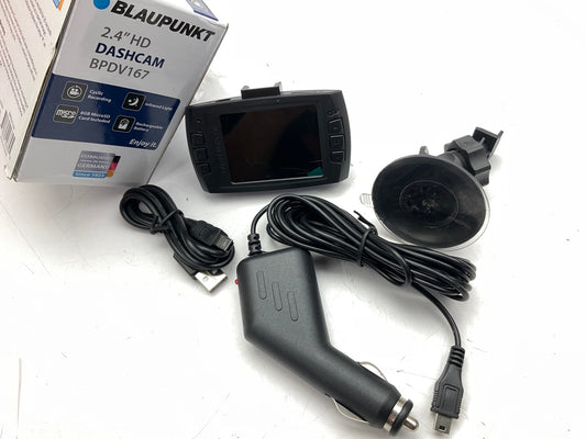 Blaupunkt BPDV167 2.4'' 720 HD Dashcam 8GB MicroSD Infrared Light G-Sensor