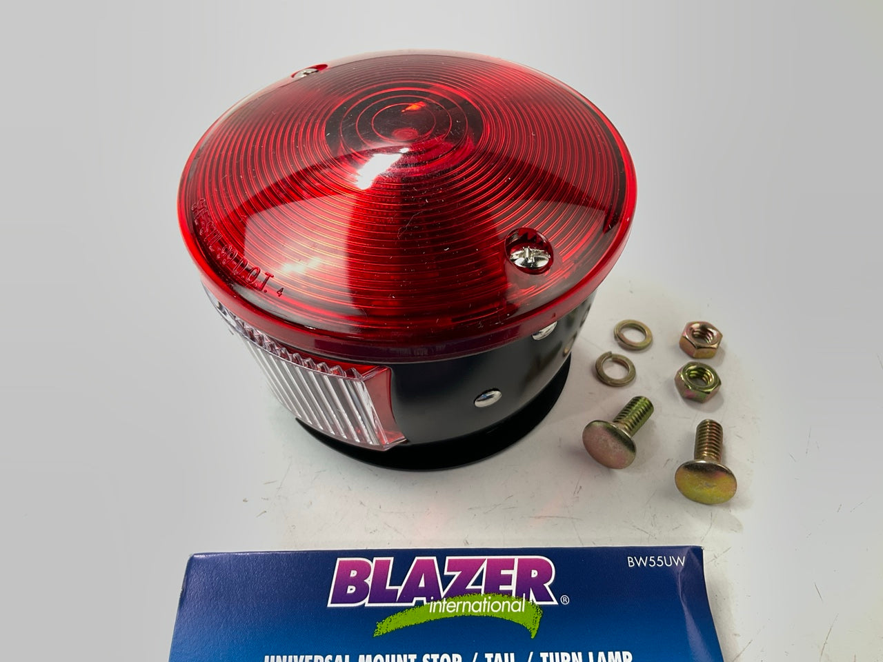 Blazer BW55UW Universal Red 3-7/8'' Round Stop / Tail / Turn Light Lamp