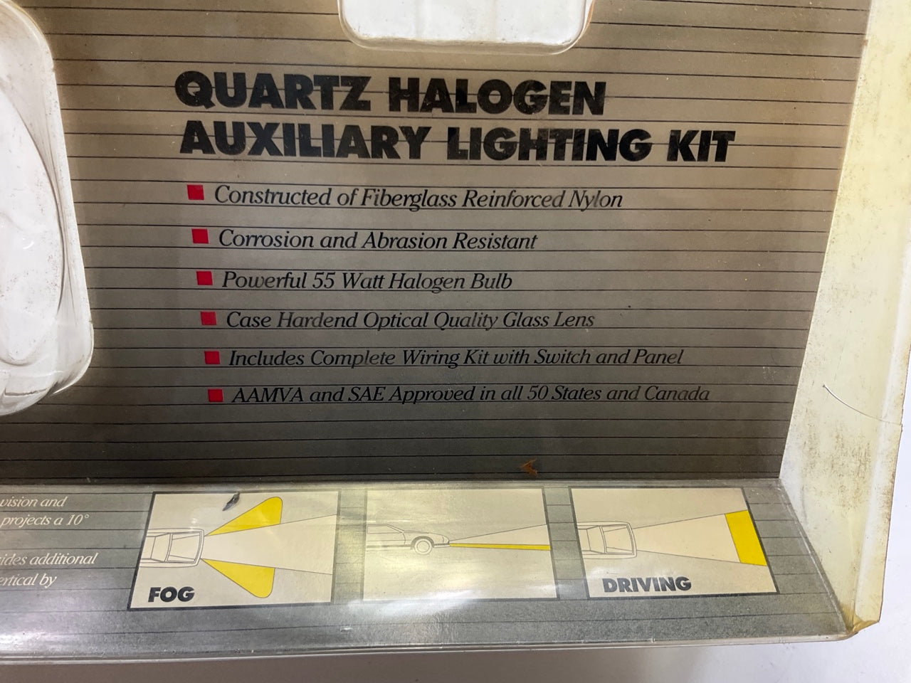 Blazer C1075KBM Halogen 55W Auxiliary Fog Light Driving Lamps With Install Kit