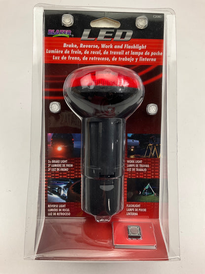 Blazer C2080 LED Brake Reverse Utility Light Lamp For 7 Pin Trailer Connector