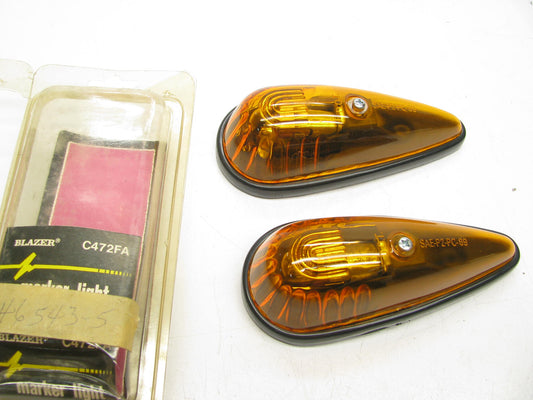 (2) Blazer C472FA Amber Side Marker / Cab Clearance Lights