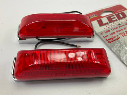 (2) Blazer C531R Red LED Clearance Marker Light Lamp, 12V 1.23'' X 3.93''