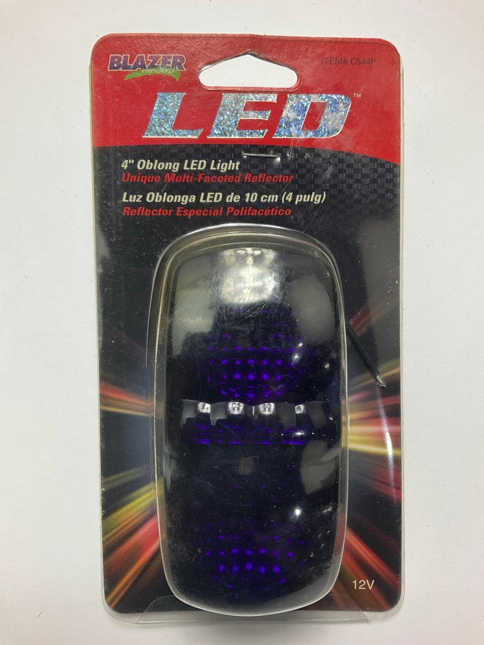 Blazer C544P LED 4-Inch Oblong Clearance And Side Marker Light - Purple