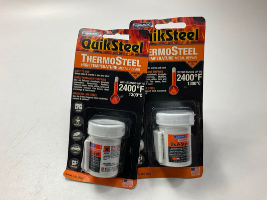 (2) Blue Magic 18003 High Temperature Metal Repair, 3 Oz, Up To 2400 Degrees F