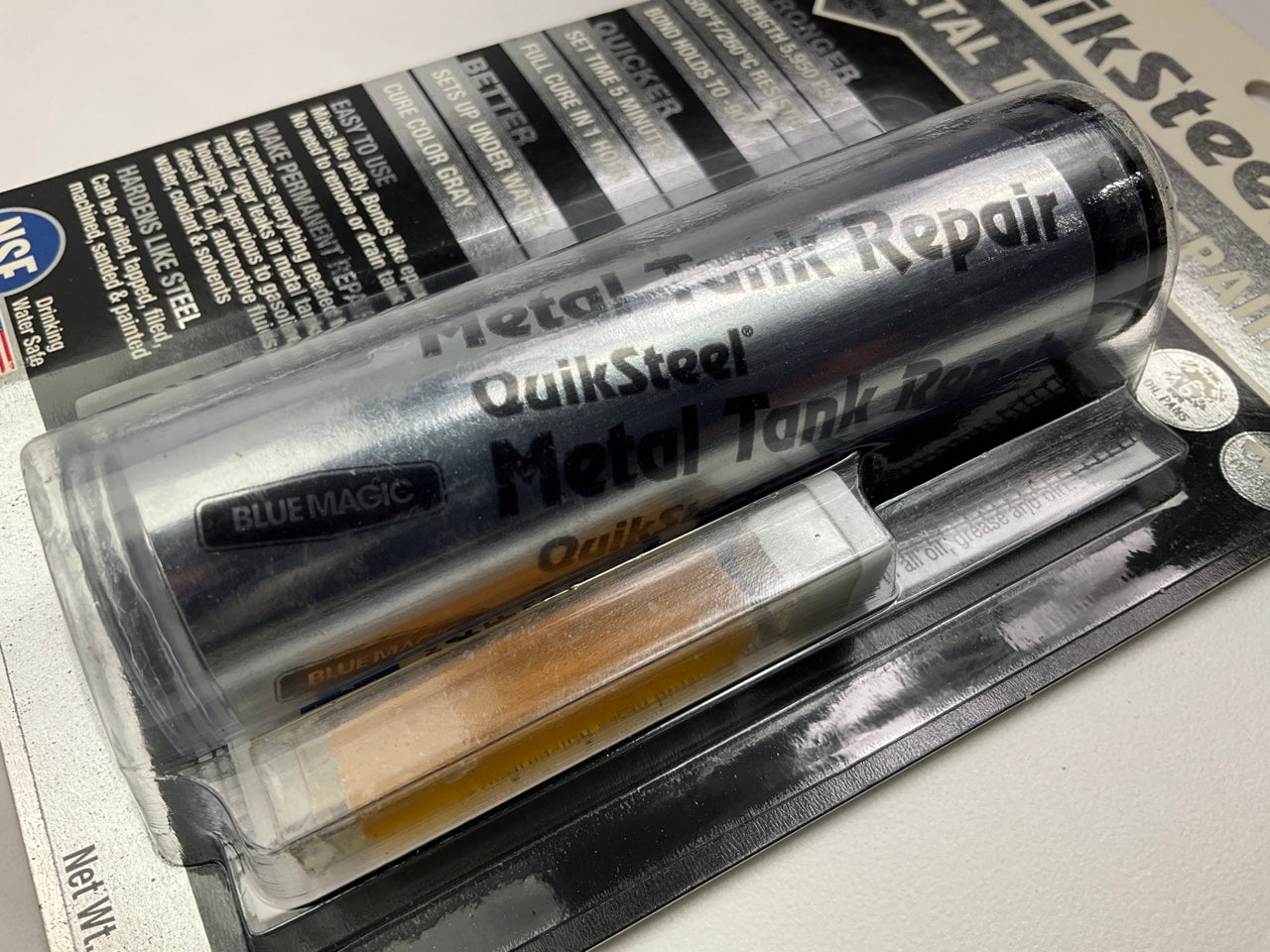 (5) PACK - Blue Magic 6022KTRI Metal Fuel Gas Tank Repair Kit Epoxy Putty, 2 Oz