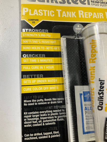 Blue Magic 6522KTRI Plastic Fuel Tank Repair Kit 2oz Epoxy Putty NO REMOVAL NEED