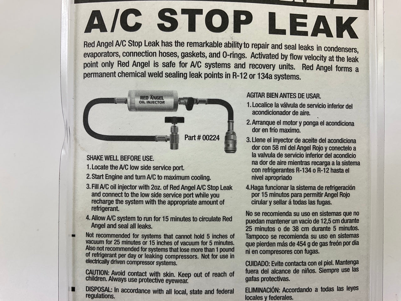 BlueDevil Products 49496 Red Angel A/C Stop Leak - 2 Oz