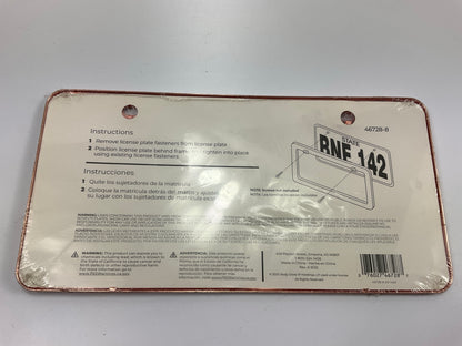 (2) Body Glove 46728-8 License Plate Frame - Rose Gold