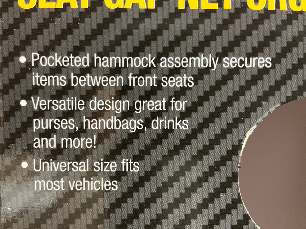 Body Glove 70411-8 Body Glove Seat Gap Organizer 12'' X 11'' Stretch To 20''