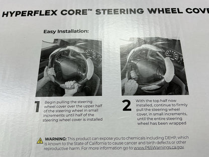 Body Glove 97505-9 Smooth Steering Wheel Cover - 14.''-15.5'' Diameter