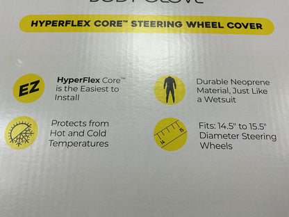 Body Glove 97505-9 Smooth Steering Wheel Cover - 14.''-15.5'' Diameter