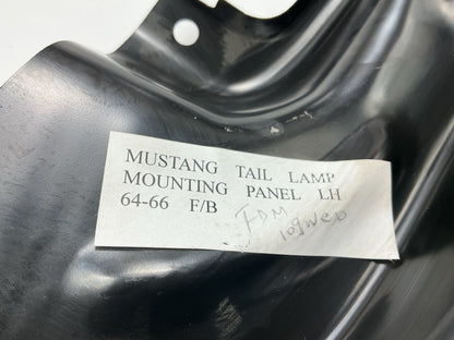 NEW 002 Tail Light Mounting Panel,Left Drivers Side - 1965-66 Mustang