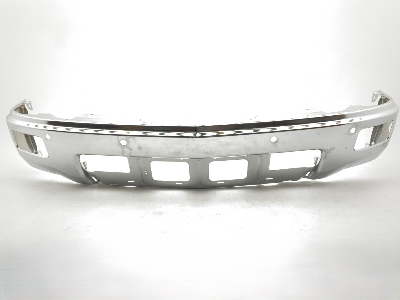 Chrome Front Bumper Face Bar W/ Fog Light & Sensor Hole - 2014-15 Silverado 1500