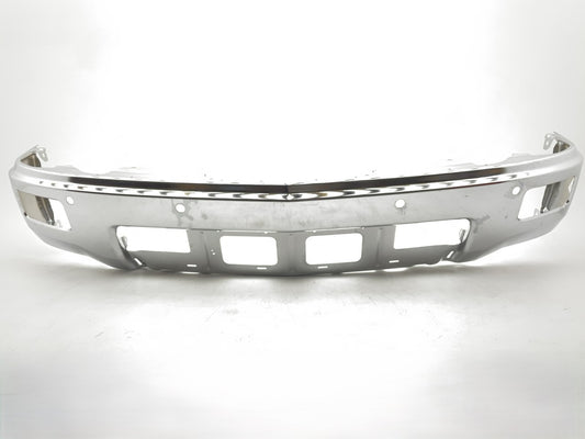 Chrome Front Bumper Face Bar W/ Fog Light & Sensor Hole - 2014-15 Silverado 1500