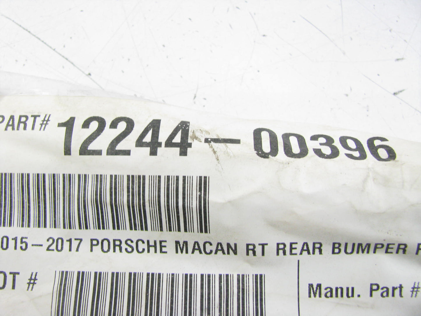 Aftermarket Bumper Trim  Rear, Right Passenger Primed For 15-2020 Porsche Macan