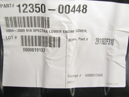 Front Engine Splash Shield For 2004-2009  Spectra 2005-2009 Spectra5