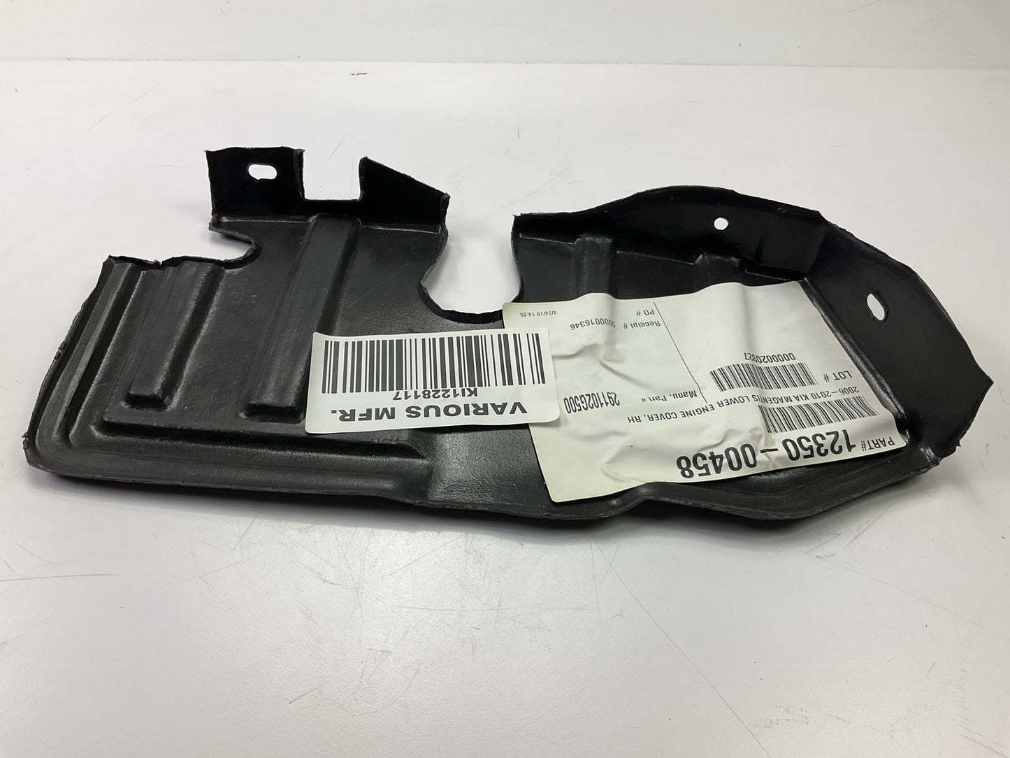 Right Passenger Side Engine Splash Shield Under-cover Panel 2006-10 Optima Rondo