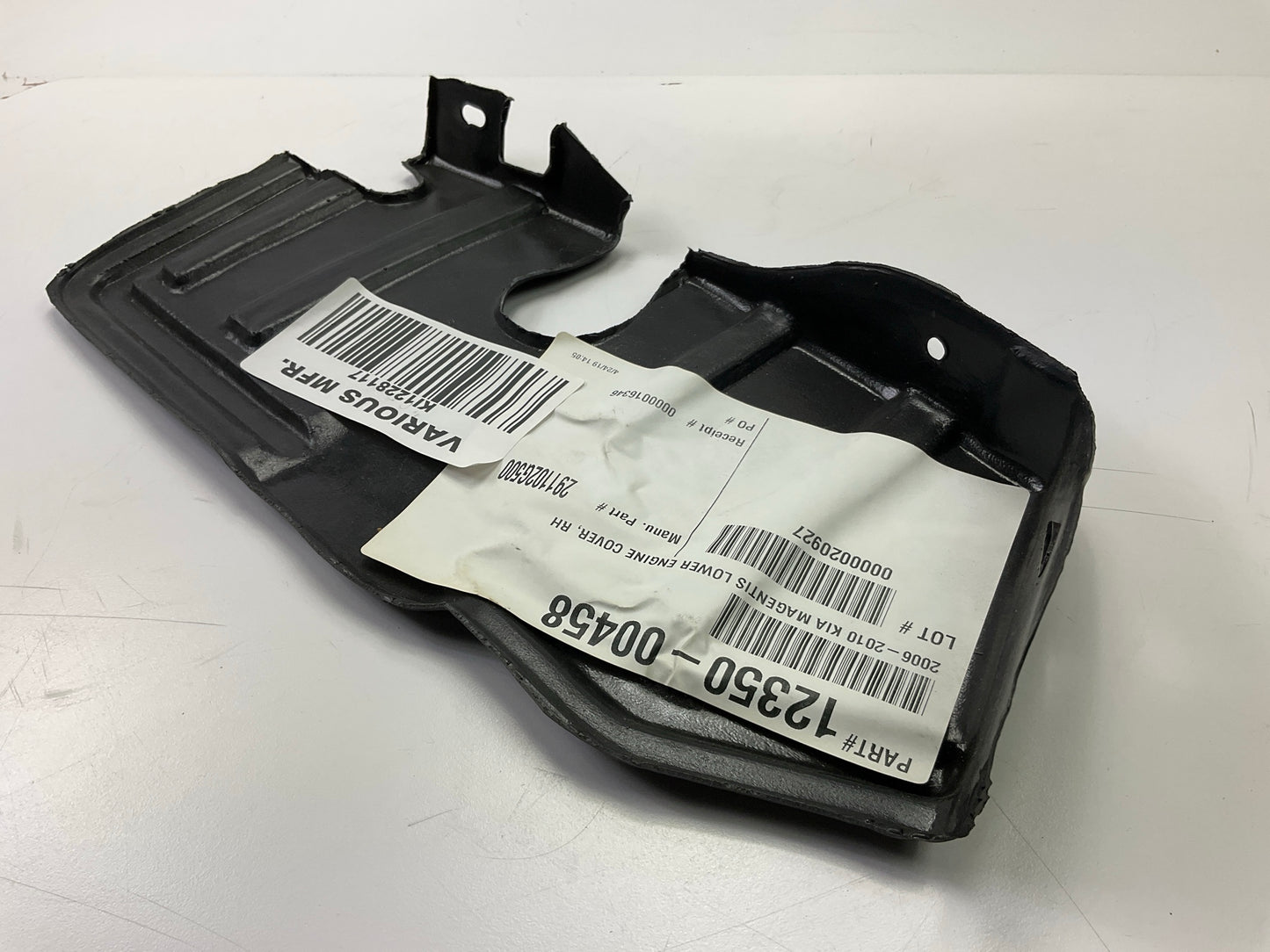 Right Passenger Side Engine Splash Shield Under-cover Panel 2006-10 Optima Rondo