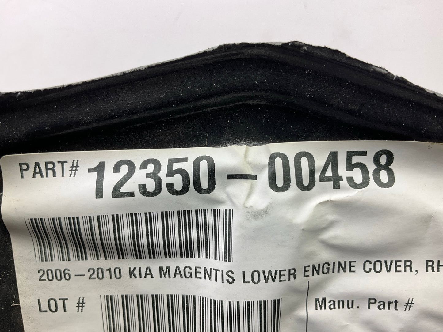 Right Passenger Side Engine Splash Shield Under-cover Panel 2006-10 Optima Rondo