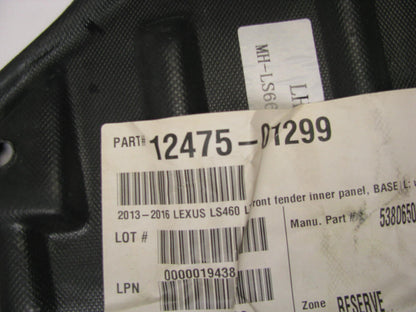 New Aftermarket Fender Liner Front Driver Left Side For 2013-2017 Lexus LS460
