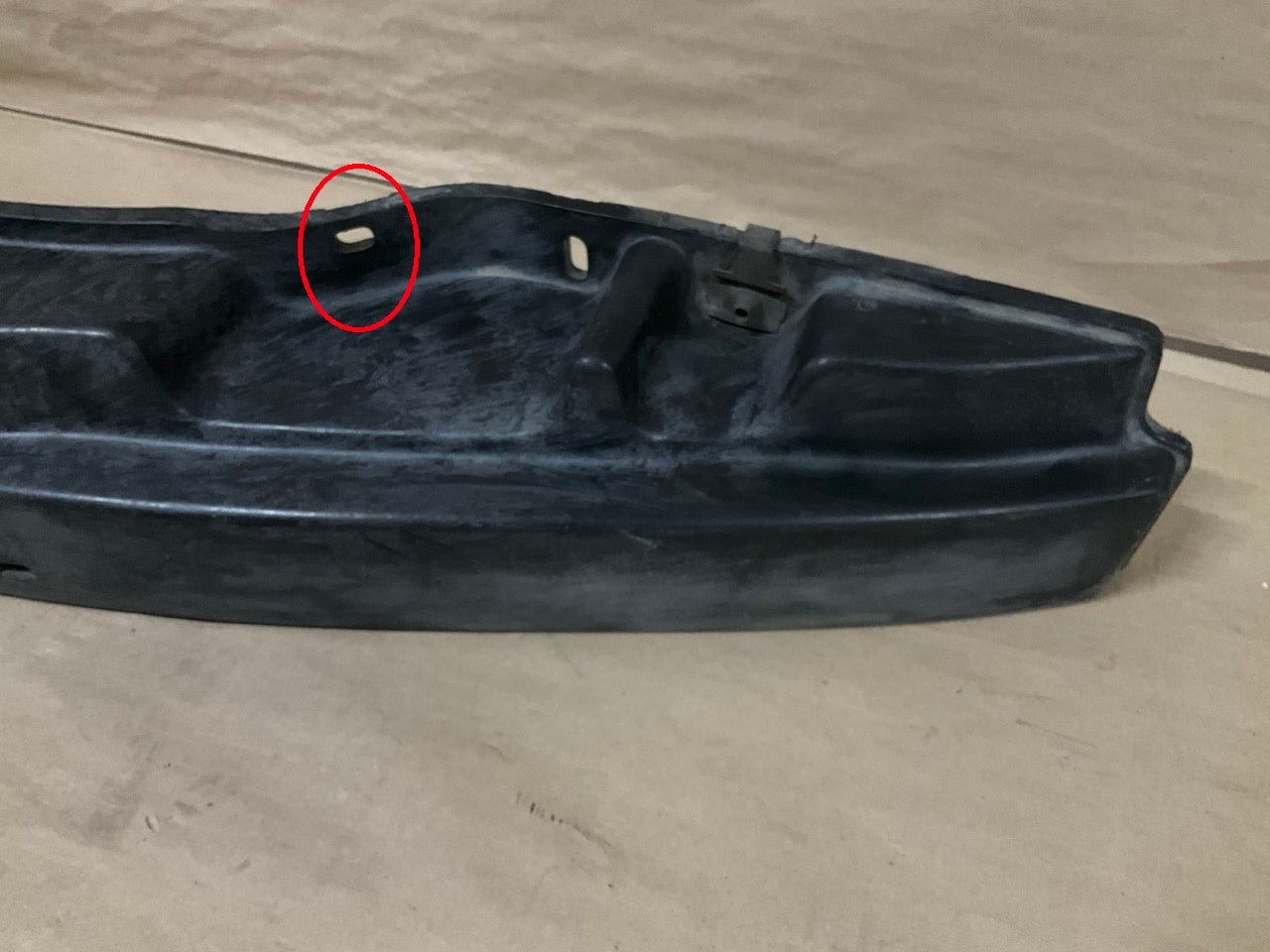 Missing One Clip - Front Bumper Reinforcement 1987-1988 Ford Thunderbird Turbo