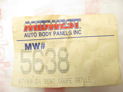 NEW - AFTERMARKET 5638 Grille For 1987-1988 Nissan Sentra Coupe