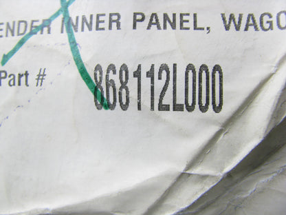 Touring Hatchback ONLY - Front Left Drivers Side Fender Liner For 09-12 Elantra