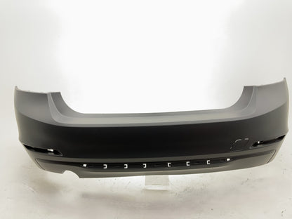 New 2012 BMW 328i 335i Rear Bumper Cover (Without Park Assist Sensor Holes)