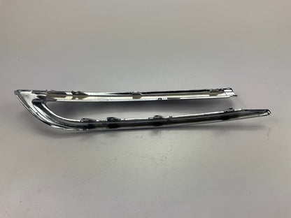 REAR RIGHT Bumper Cover Molding Trim CHROME 14-16 BMW 5 Series W/ Luxury Line